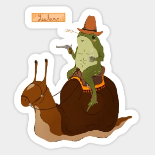 Howdy Cowboy Sticker